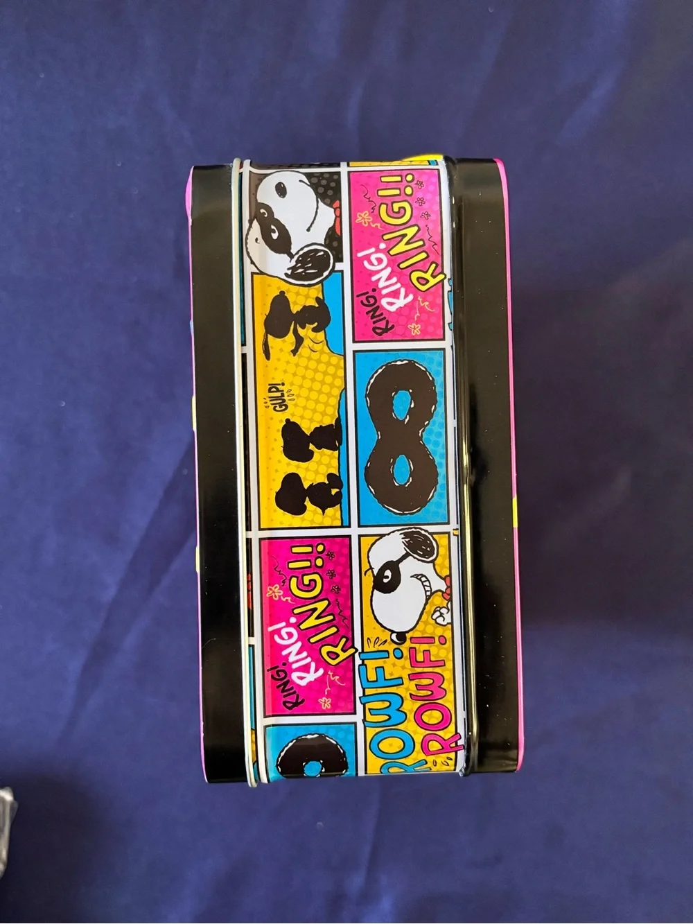 Peanuts Snoopy POW Metal Lunch Box Tin w/ 24 Piece 14x12 Puzzle Cardinal 2017
